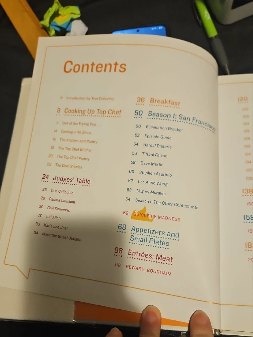 The Cookbook - White & Orange Cover